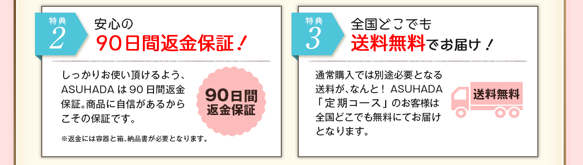 安心の90日間返金保証